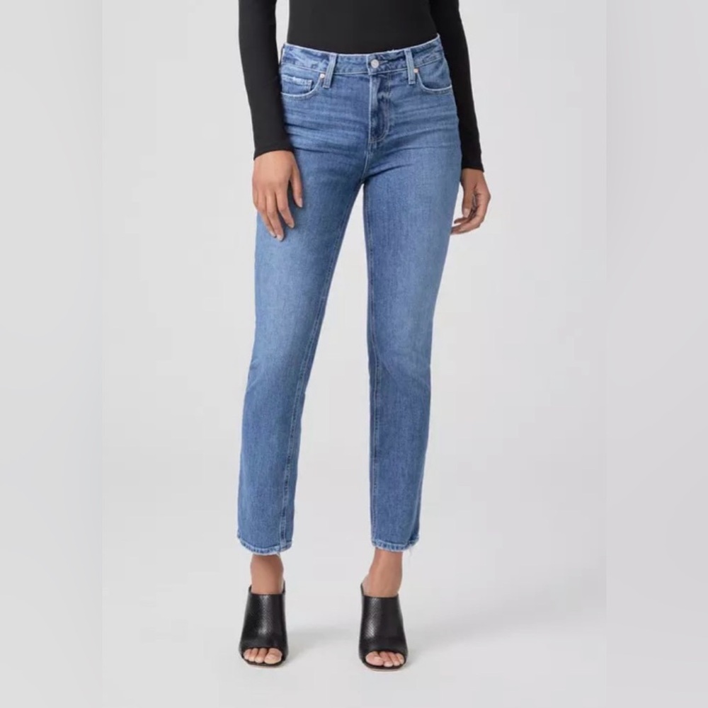 PAIGE Women’s Straight Jeans in Blue